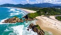 Lindas Praias de Santa Catarina Royalty Free Stock Photo