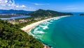 Lindas Praias de Santa Catarina Royalty Free Stock Photo