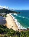 Lindas Praias de Santa Catarina Royalty Free Stock Photo