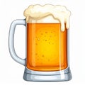 Beer jar drink isolated icon vector illustration design Royalty Free Stock Photo