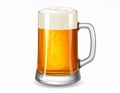 Beer jar drink isolated icon vector illustration design Royalty Free Stock Photo