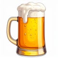 Beer jar drink isolated icon vector illustration design Royalty Free Stock Photo