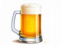 Beer jar drink isolated icon vector illustration design Royalty Free Stock Photo