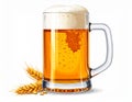 Beer jar drink isolated icon vector illustration design Royalty Free Stock Photo