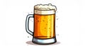 Beer jar drink isolated icon vector illustration design Royalty Free Stock Photo