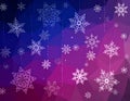 Dark blue, Pink vector christmas polygon background. Low poly Illustration consisting Royalty Free Stock Photo