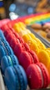 Colorful macarons dessert Royalty Free Stock Photo