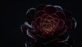 Dark Succulent Bloom Royalty Free Stock Photo