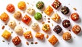 Assortment of Middle Eastern Sweets Royalty Free Stock Photo