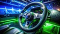 Futuristic Gaming Cockpit Royalty Free Stock Photo