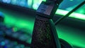 Gaming Headset with Neon Glow Royalty Free Stock Photo