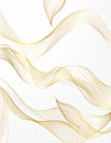 Generated image abstract texture luxury background, line wave organic pattern. Elegant shape design Royalty Free Stock Photo