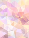Abstract low poly background, geometry triangle, mosaic pastel color background Royalty Free Stock Photo