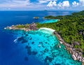 The Similan Islands are eleven Thai paradises located in the Andaman Sea. Royalty Free Stock Photo
