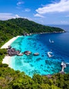 The Similan Islands are eleven Thai paradises located in the Andaman Sea. Royalty Free Stock Photo
