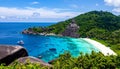 The Similan Islands are eleven Thai paradises located in the Andaman Sea. Royalty Free Stock Photo