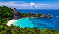 The Similan Islands are eleven Thai paradises located in the Andaman Sea. Royalty Free Stock Photo