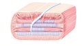 Detailed Cross-Section of Muscle Tissue with Fascicles and Tendon Royalty Free Stock Photo