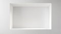 Minimalist White Empty Box Frame on. Royalty Free Stock Photo