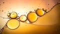 Abstract background, water with oil, blur focus. Royalty Free Stock Photo