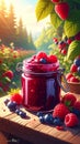Seaberries jam Royalty Free Stock Photo