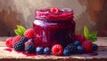 Seaberries jam Royalty Free Stock Photo