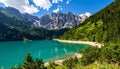 Lake in the mountains. Summer Royalty Free Stock Photo