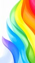 Abstract rainbow background. Clip-art Royalty Free Stock Photo