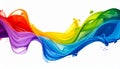 Abstract rainbow background. Clip-art Royalty Free Stock Photo