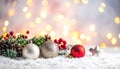 Christmas background. happy New Year. Selective focus Holiday Royalty Free Stock Photo