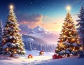 Christmas background. happy New Year. Selective focus Holiday Royalty Free Stock Photo