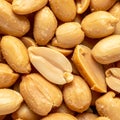 Peeled peanuts background food photography in studio. Close up macro peanuts photo Royalty Free Stock Photo
