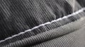 Close-up of Denim Fabric Texture with White Stitching, Textile Background Royalty Free Stock Photo