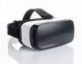 VR glasses, virtual reality helmet, frame from video game Royalty Free Stock Photo