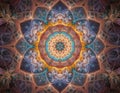 Abstract kaleidoscope background. Beautiful multicolor kaleidoscope texture. Royalty Free Stock Photo