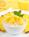 Rice with Pineapple Royalty Free Stock Photo