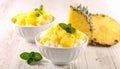 Rice with Pineapple Royalty Free Stock Photo