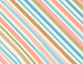 Seamless vector pattern with diagonal stripes. Abstract vector background. 1950s-1960 Royalty Free Stock Photo