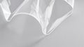 Abstract White Plastic Sheet Texture on Gray Background Royalty Free Stock Photo
