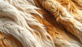 animal fur texture background with soft flowing strands, warm natural tones, and rich detail Royalty Free Stock Photo