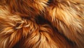 animal fur texture background with soft flowing strands, warm natural tones, and rich detail Royalty Free Stock Photo