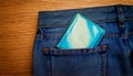 Tablet in Back Pocket Royalty Free Stock Photo