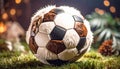 Fluffy Soccer Ball Royalty Free Stock Photo