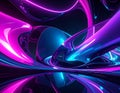 High-resolution abstract wallpaper for modern QHD all-in-one computers Royalty Free Stock Photo