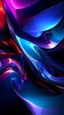 High-resolution abstract wallpaper for modern QHD all-in-one computers Royalty Free Stock Photo