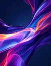 High-resolution abstract wallpaper for modern QHD all-in-one computers Royalty Free Stock Photo