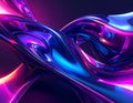 High-resolution abstract wallpaper for modern QHD all-in-one computers Royalty Free Stock Photo
