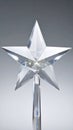 Crystal 4 3DCG Star Royalty Free Stock Photo