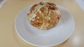 Tiger Bread Roll, Freshly Baked Bread on Plate, Food Royalty Free Stock Photo