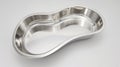 Kidney Dish, Stainless Steel Medical Tray. Healthcare Equipment Still Life. Royalty Free Stock Photo